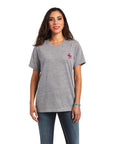 Ariat Singing The Blues Tee- Charcoal Grey