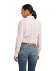 Kirby Stretch Shirt- Bridal Rose