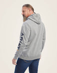 Rebar Graphic Hoodie- heather grey