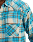Handley Retro Fit Shirt- SYLVAN TEAL