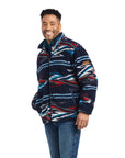 Fleece Chimayo Jacket- NEW MEXICO NAVY