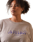 Rebar Cotton Strong Logo T-Shirt-PORTABELLA HEATHER