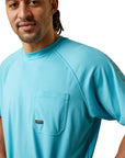 Rebar Heat Fighter T-Shirt-MAUI BLUE