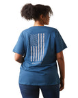 Rebar CottonStrong American Flag Graphc T-Shirt
