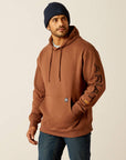 Rebar Graphic Hoodie-AZTEC|COFFEE BEAN