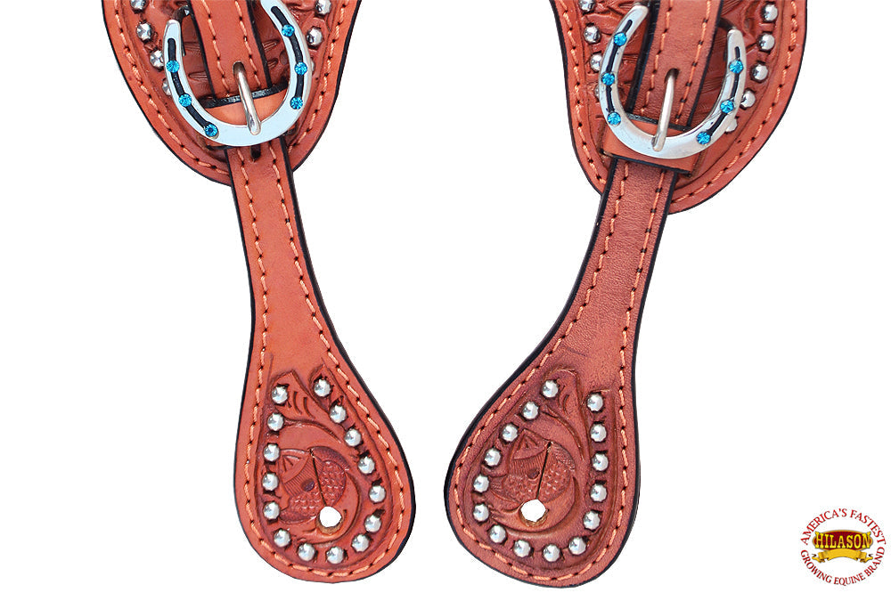 Hilason Western Style Men &amp; Womens Spur Straps for Horse Riding, Barrel Racing,Show,and Rodeo