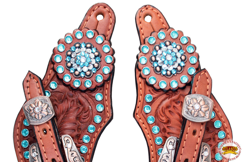 Hilason Western Style Men &amp; Womens Spur Straps for Horse Riding, Barrel Racing,Show,and Rodeo