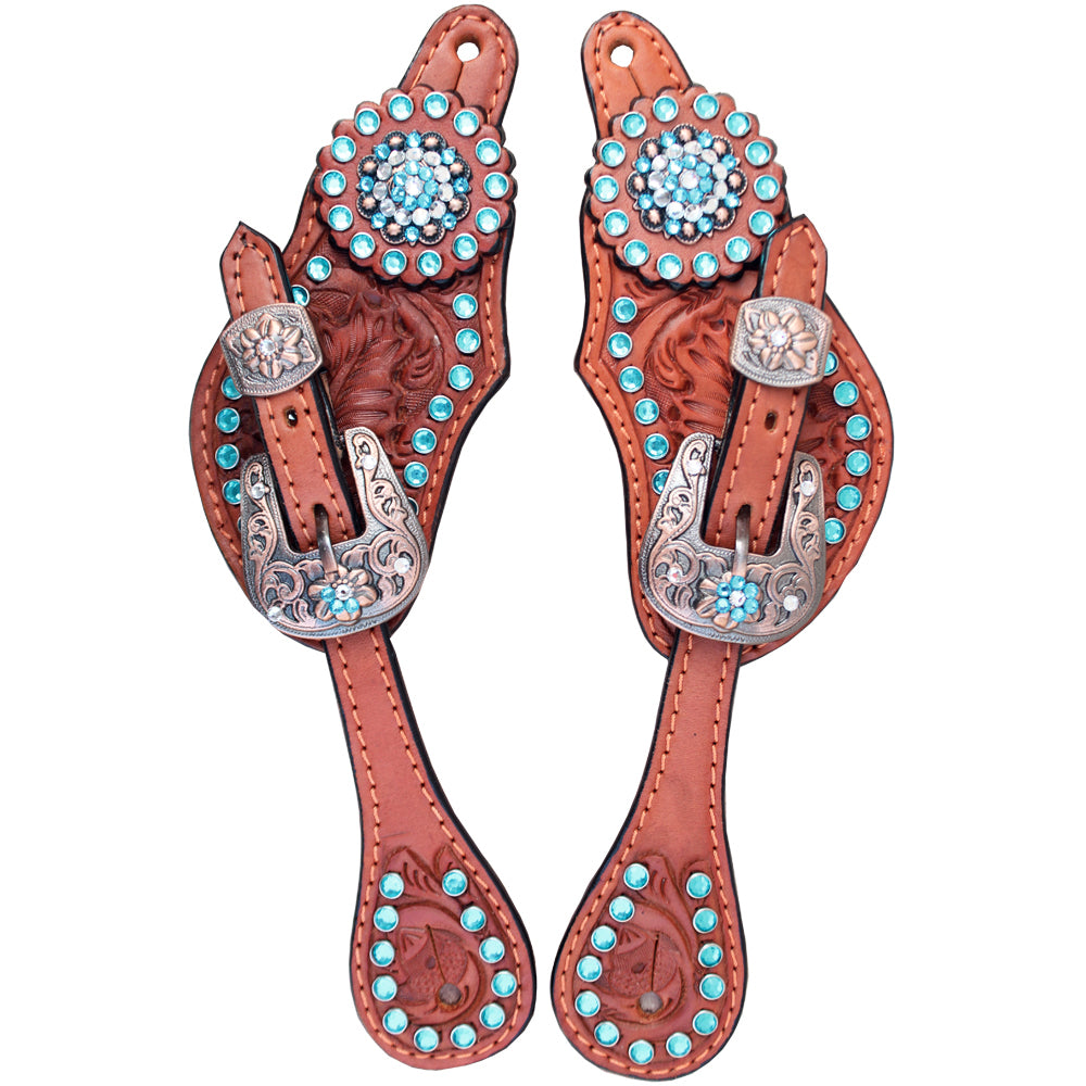 Hilason Western Style Men &amp; Womens Spur Straps for Horse Riding, Barrel Racing,Show,and Rodeo