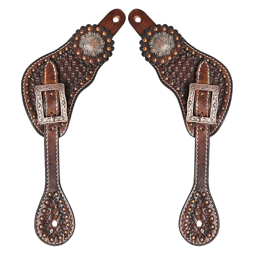 Hilason Western Style Men &amp; Womens Spur Straps for Horse Riding, Barrel Racing,Show,and Rodeo