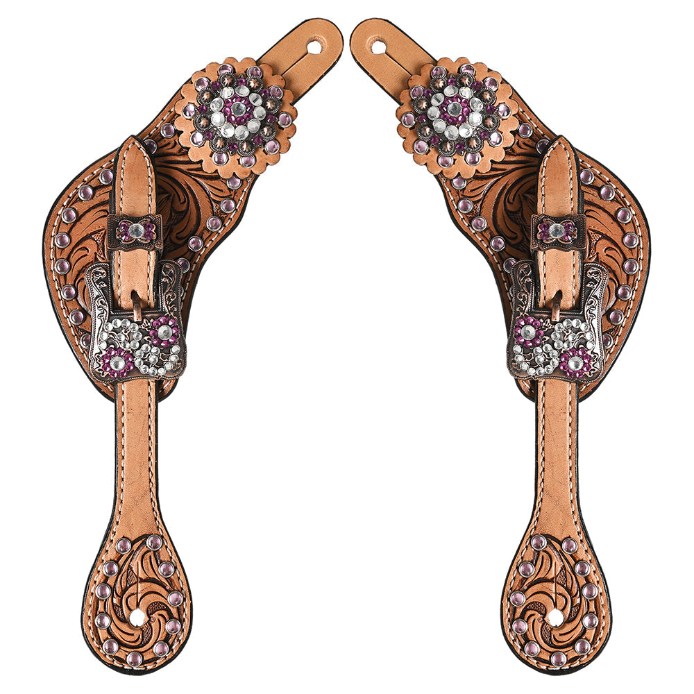 Hilason Western Style Men &amp; Womens Spur Straps for Horse Riding, Barrel Racing,Show,and Rodeo