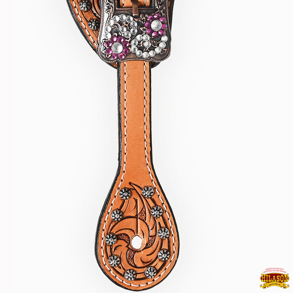 Hilason Western Style Men &amp; Womens Spur Straps for Horse Riding, Barrel Racing,Show,and Rodeo