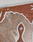 Hilason Western Bull Riding Chinks Chaps Adult Pro Rodeo Bronc Leather Natural