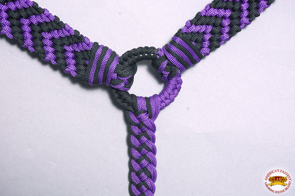 Hilason Horse Breast Collar Flat Braided Paracord