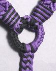 Hilason Horse Breast Collar  Braided Paracord Pink / Black