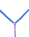Hilason Horse Breast Collar  Braided Paracord Pink / Black