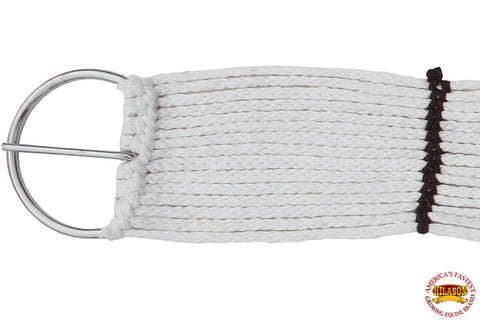 36 In Hilason Horse Tack White Rayon Cinch