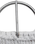 36 In Hilason Horse Tack White Rayon Cinch