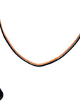 Hilason Western Horse Headstall Bridle American Leather Tan Floral Black Inlay
