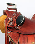 Western Horse Wade Saddle American Leather Ranch Roping Mahogany