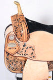 Hilason Western Horse Treeless Trail Barrel Saddle American Leather