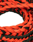 1" X 8Ft Hilason Braided Poly Barrel Reins Horse Racing Flat Grip Knots