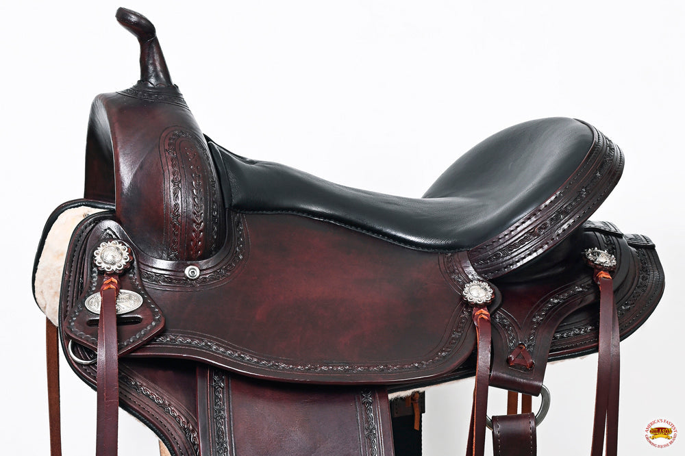 Hilason WesternHorse Gaited Flex Trail American Leather Saddle