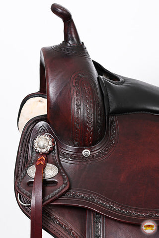 Hilason WesternHorse Gaited Flex Trail American Leather Saddle