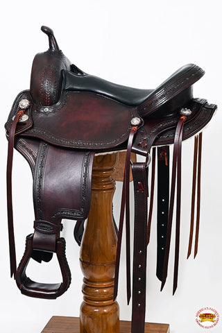 Hilason WesternHorse Gaited Flex Trail American Leather Saddle