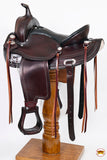 Hilason Western Draft Horse Trail PleasureAmerican Leather Saddle