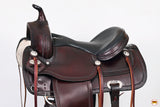 Hilason Western Draft Horse Trail PleasureAmerican Leather Saddle