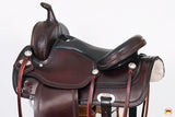 Hilason Western Draft Horse Trail PleasureAmerican Leather Saddle