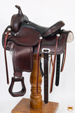 Hilason Western Draft Horse Trail PleasureAmerican Leather Saddle