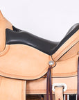 HILASON Western Horse Saddle American Leather Flex Tree Trail & Pleasure Tan