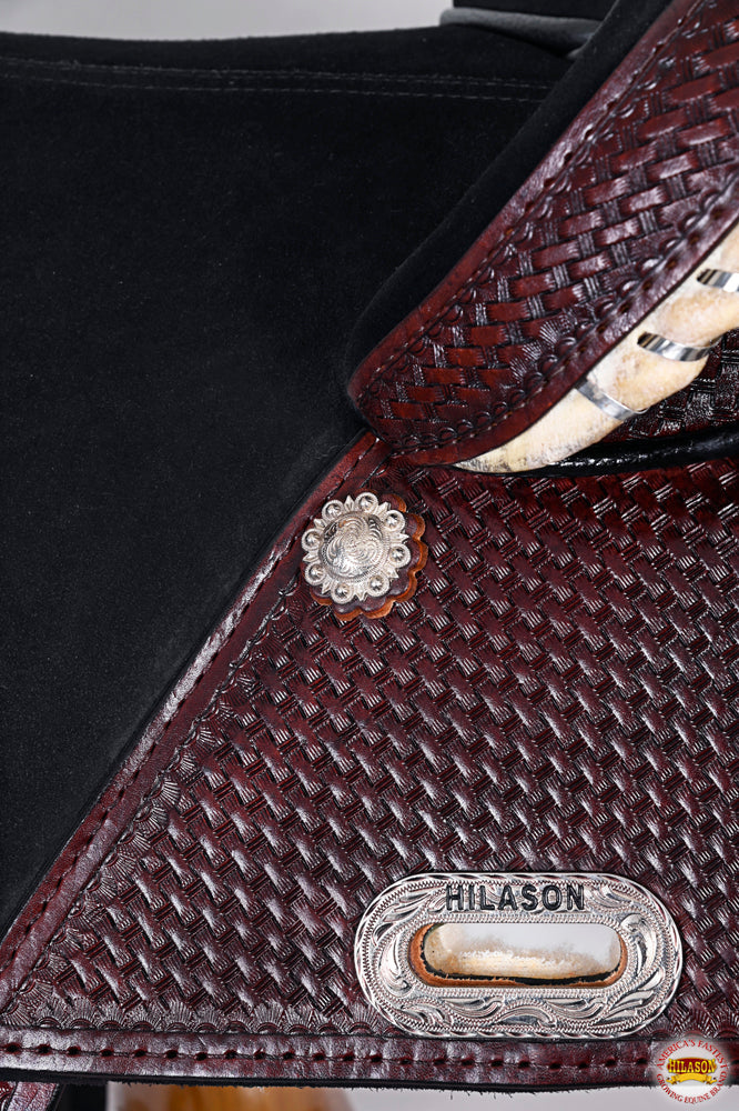 Hilason Western Horse Saddle Treeless Trail Genuine American Leather