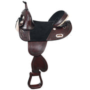 Hilason Western Horse Saddle Treeless Trail Genuine American Leather