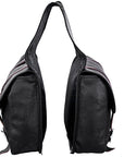 HILASON Western Leather Horse Saddle Bag For Trail