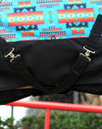 Hilason 1200D Turnout Light Winter Waterproof Rain Sheet Horse Sheet Black