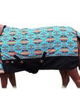 Hilason 1200D Turnout Light Winter Waterproof Rain Sheet Horse Sheet Black