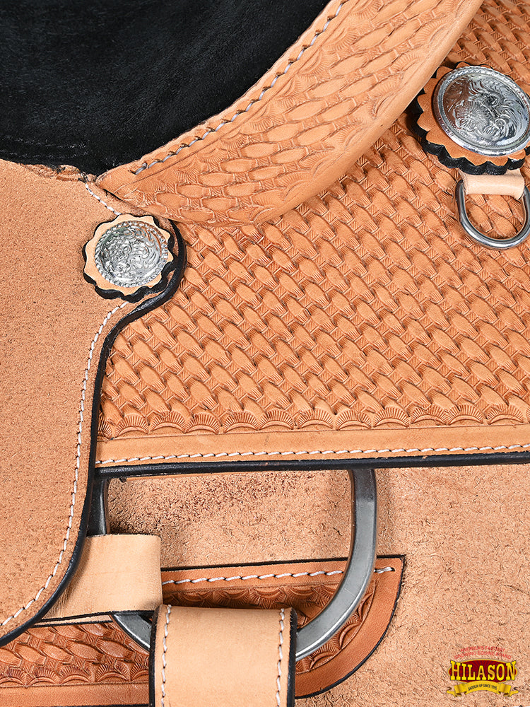Western Horse Saddle American Leather Ranch Roping Cowboy Hilason