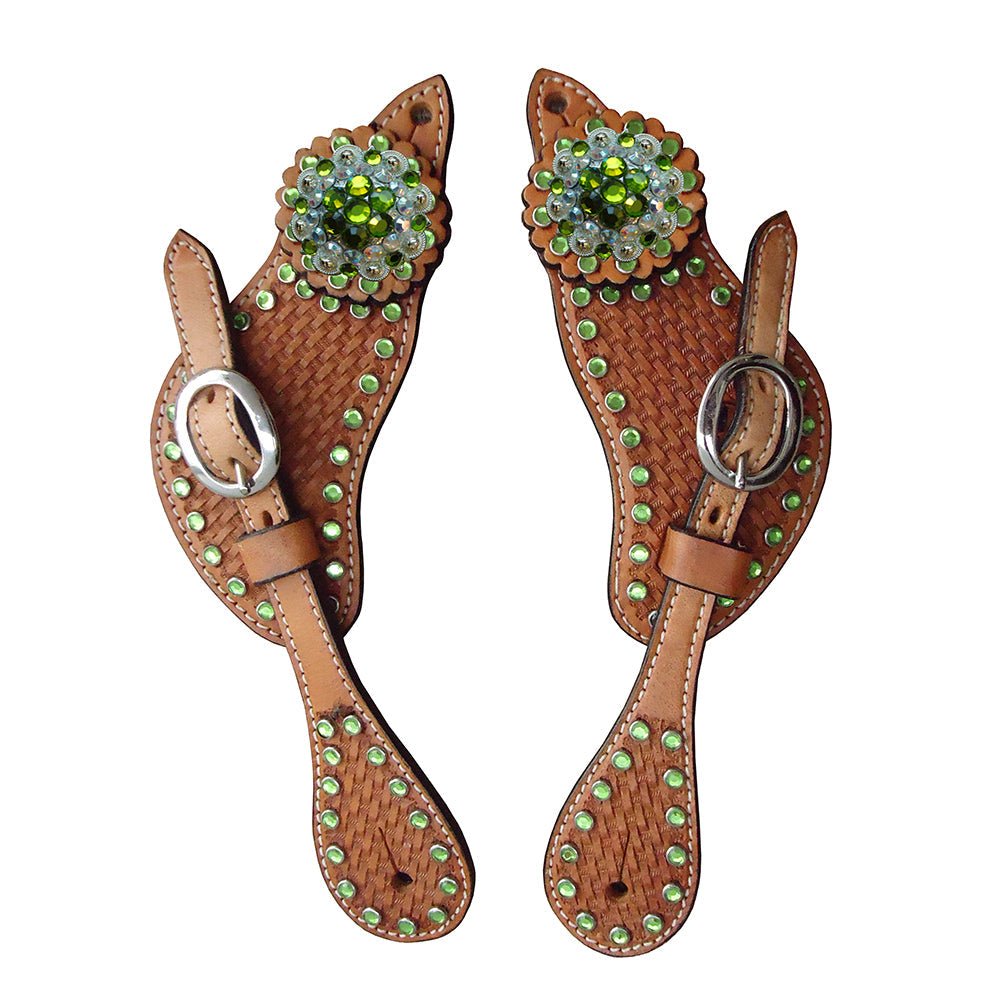 Hilason Western Style Men &amp; Womens Spur Straps for Horse Riding, Barrel Racing,Show,and Rodeo