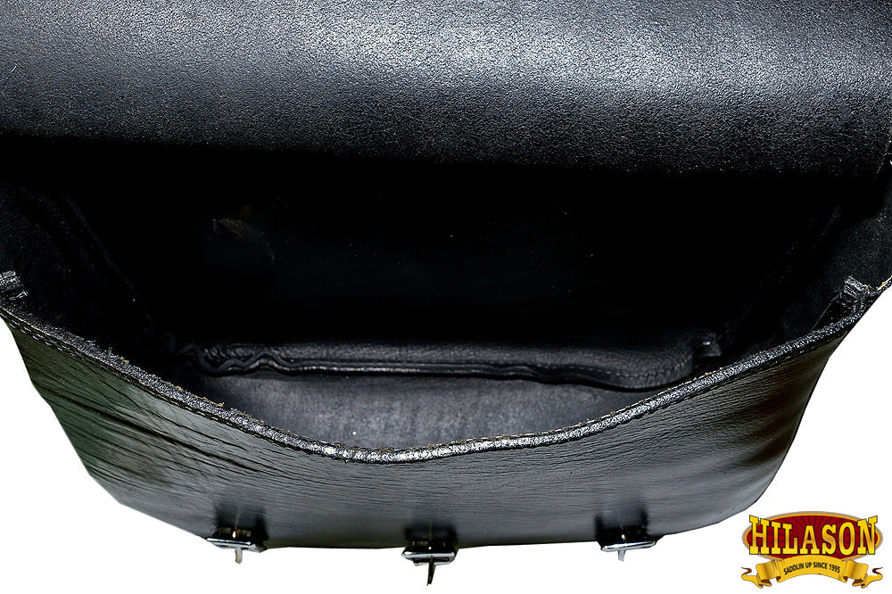HILASON Western Leather Horse Saddle Bag For Trail