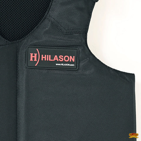 Bull Riding Vest Hilason Kids Junior Youth Black Bull Pro Rodeo Cordura