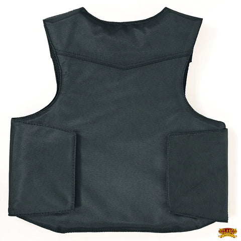 Bull Riding Vest Hilason Kids Junior Youth Black Bull Pro Rodeo Cordura