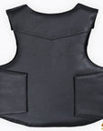 Equestrian Horse Riding Vest Safety Protective Junior Leather Rodeo