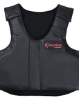 Equestrian Horse Riding Vest Safety Protective Junior Leather Rodeo