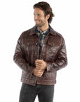Leather Jacket - 1055