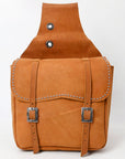 HILASON Western Leather Horse Saddle Bag For Trail