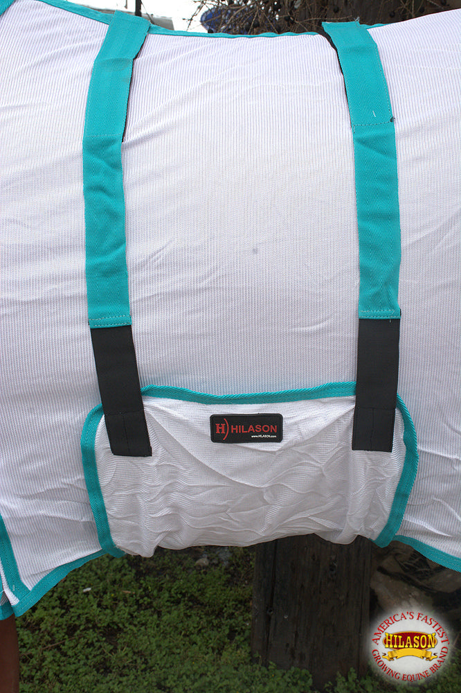 66-84&quot; Hilason Uv Protect Mesh Bug Mosquito Horse Fly Sheet Summer