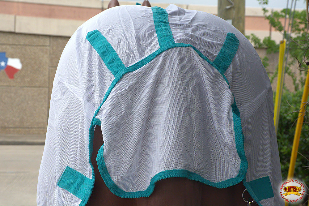 66-84&quot; Hilason Uv Protect Mesh Bug Mosquito Horse Fly Sheet Summer