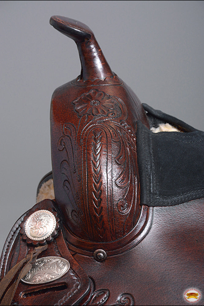 Western Horse Saddle American Leather Treeless Trail Pleasure Hilason